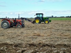 John Deere 5080M & Massey Ferguson 255