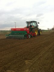 John Deere 5085M + Agro-Masz 3m