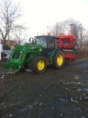 John Deere 5085M + Agro-Masz 3m