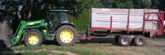 John Deere 5100R i Cynkomet