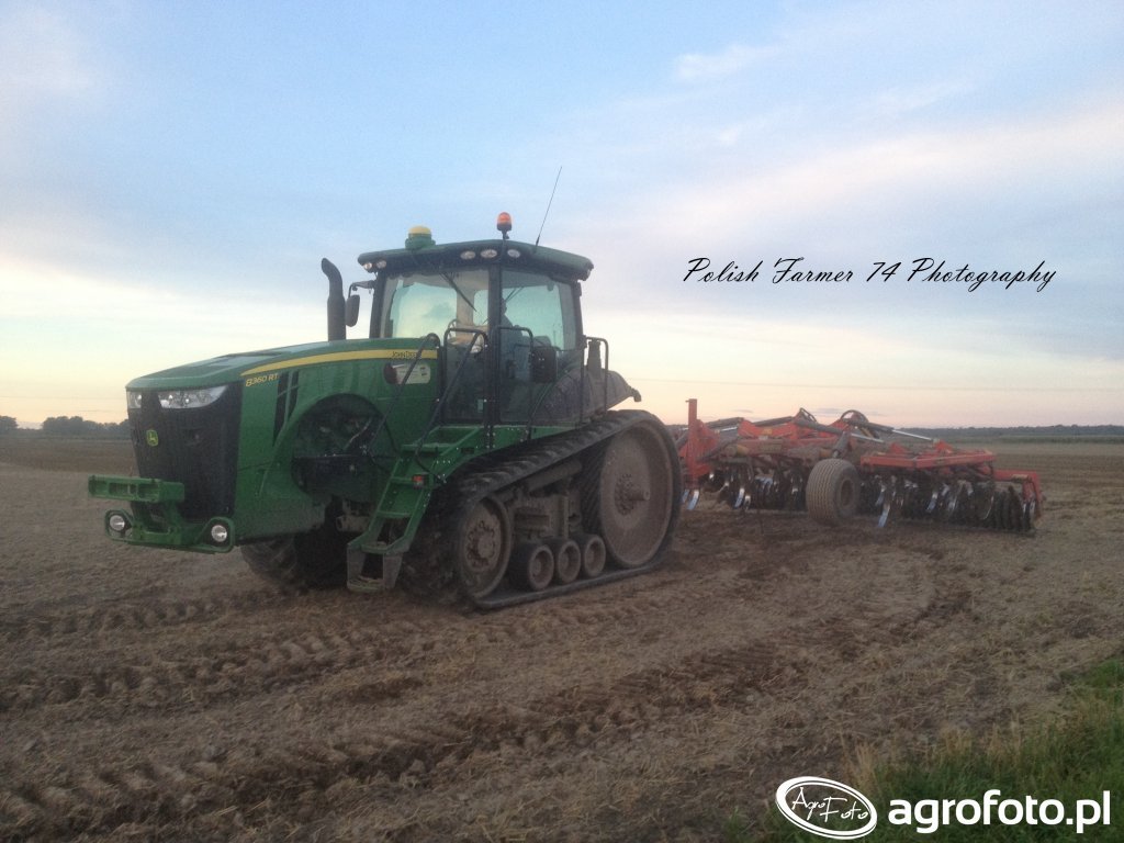 John Deere 8360RT & Vaderstad Cultus 500