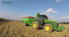 John Deere 8335R & Unia BIZON 25000