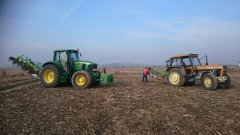 John Deere 7530 + fortschritt, Ursus 1224 + fortschritt