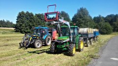 John Deere 6110 & Pronar Zefir 85