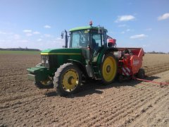 John Deere 6610&grimme