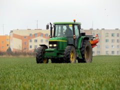 John Deere 6610&Kverneland Exacta Cl.