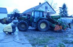 John Deere 6910 + amazone ADP