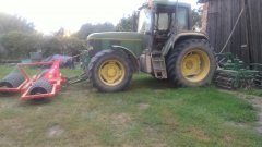 John Deere 6600 + wał + agregat