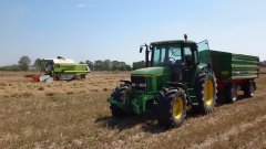 John Deere 6800 & Pronar & Claas