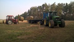 John Deere 7700 + Mtz82