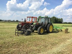 John Deere 2250 & Same drago 100