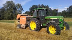 John Deere 3650 + Warfama Z-543