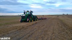 John Deere 9620RX i Horsch Terrano 6FM