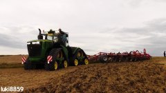 John Deere 9620RX i Horsch Terrano 6FM