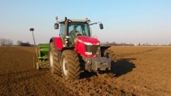 Massey Freguson 8660 & Amazone AD403