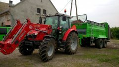 Massey Ferguson 5609 + Unia Tytan