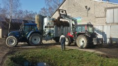 Valtra n122 Versu & Fliegl Gigant asw 110 & Valtra mezo 6550 Hi-Tech