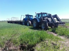 Valtra N123& New Holland T7 170