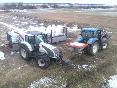 Valtra T162 & NH T6020 Plus