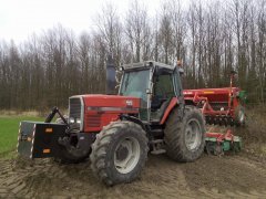 Massey Ferguson 3630 & Agregat talerzowy Agro-Masz + SR 300