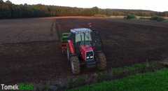 Massey ferguson 6140 & Amazone AD 302