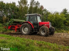 Massey Ferguson 6140 & Amazone AD 302