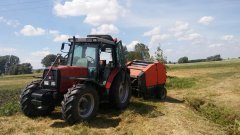 Massey Ferguson 6140 + Deutz Fahr GP220