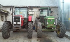 Massey Ferguson 8110 & JD 3140