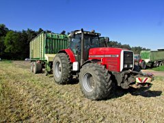 Messey Ferguson 8170 & Krone ZX 450 GD