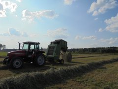 Massey Ferguson 6260 + John Deere 590