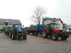 Massey Ferguson 5455 i New Holland TD 5040