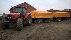 Massey Ferguson 6485 + 2x HL 8011