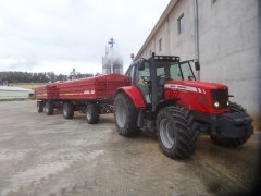 Massey Ferguson 7480 & 2x Metaltech DBL 10