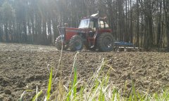 Massey Ferguson 1134 i Lemken Smaragd 7