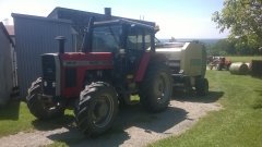 Massey Ferguson 2645 + Krone VarioPack 1500