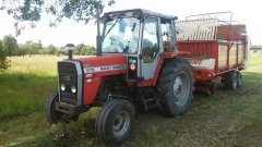 Massey Ferguson 675 + Krone Turbo 5000