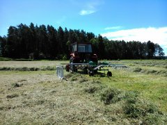 Massey Ferguson 255 + samasz