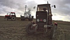 Massey Ferguson 255 & Unia MS400