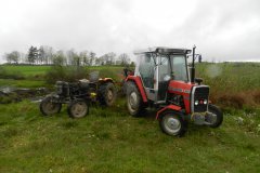 Massey Ferguson 255 + Ursus C-360 3P