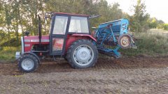 Massey Ferguson 255 + zestaw uprawowo-siewny