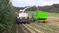 Claaa Jaguar 850 & Valtra T131 HiTech + Fortschritt t088