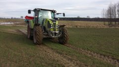 Claas  Arion 430 & sulky dx30+