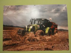 CLAAS ARION 640 + przyczepa KRAMPE