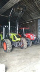 Claas Arion i  Zetor Forterra