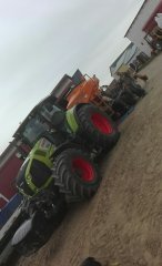 claas axion 850 + mzuri 4t