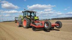 Claas Axos 320 & Wał Łąkowy