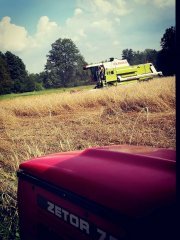 Claas dominator 88 & Zetor   7011