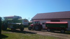 Claas mega 204 i zetor forterra 115 + bss