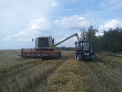 Claas mega 360 i Belarus 892.2