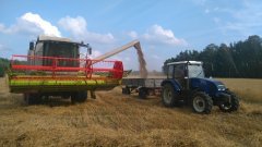 Claas Tucano 320 + Farmtrac 375